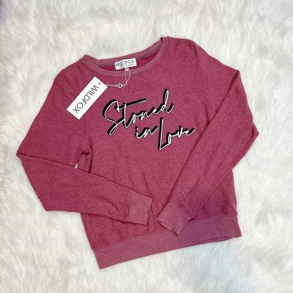 Wildfox Stoned In Love Baggy Beach Jumper - Picture 2 of 7